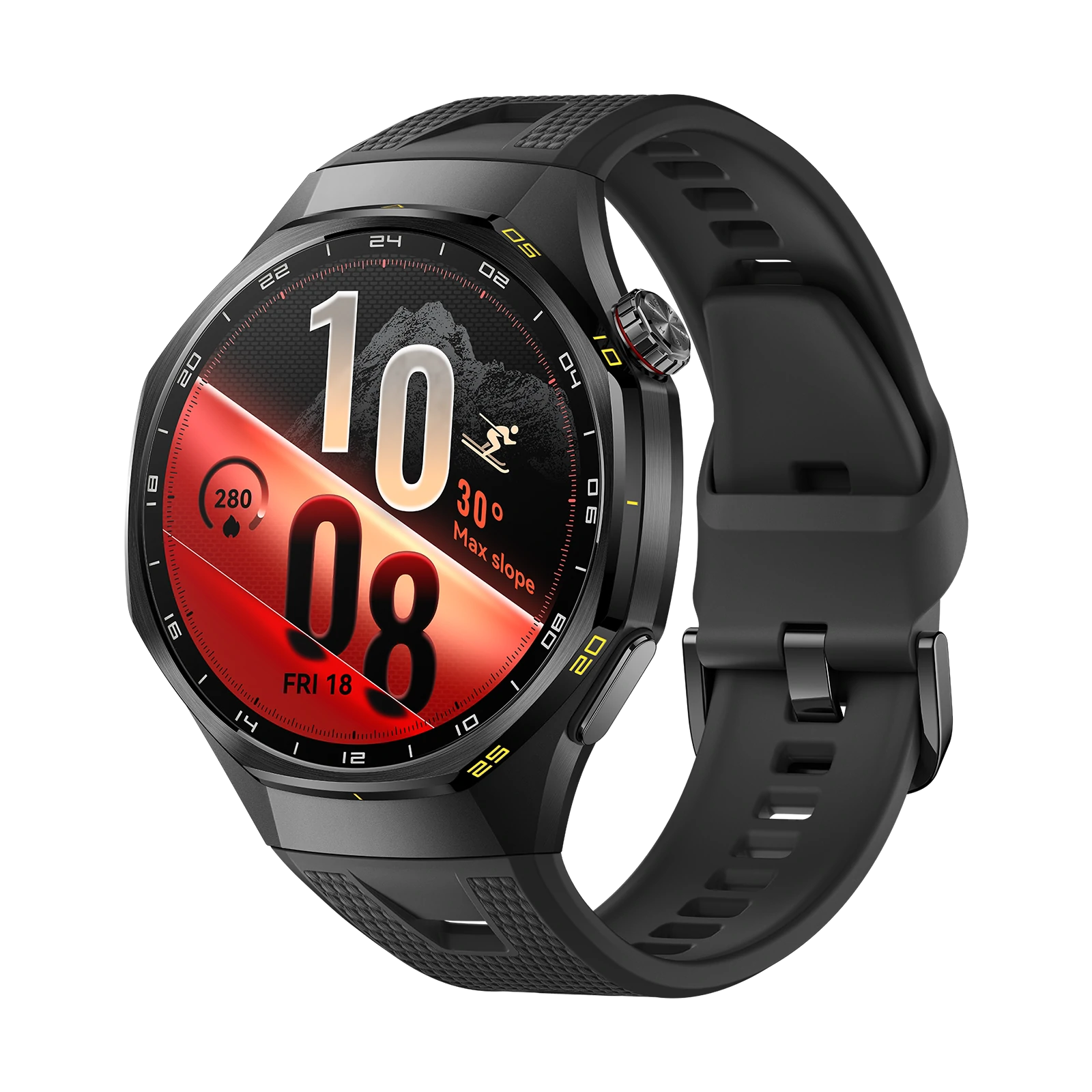 HUAWEI WATCH GT 7 Pro in Black, angled front view