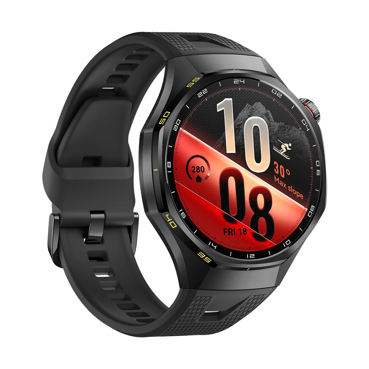 HUAWEI WATCH GT 7 Pro in Black, back with the sensor array