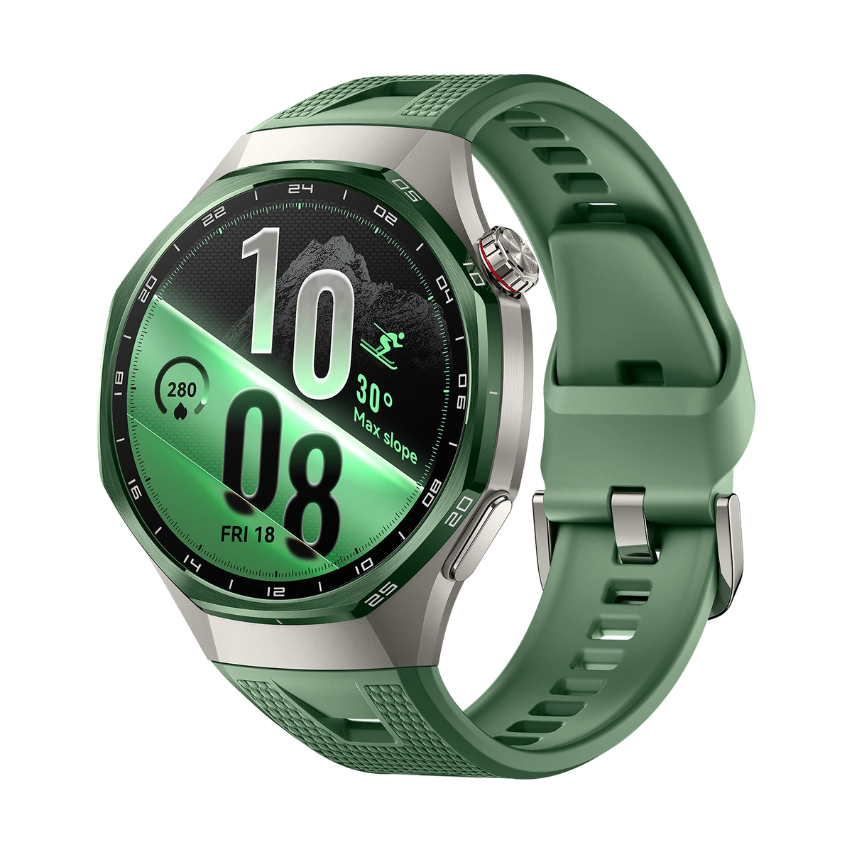 HUAWEI WATCH GT 7 Pro in Green, angled front view