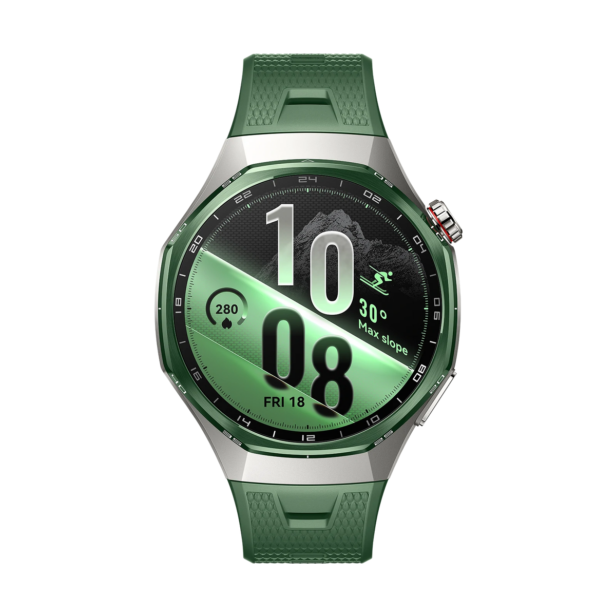 HUAWEI WATCH GT 7 Pro in Green, back with the sensor array