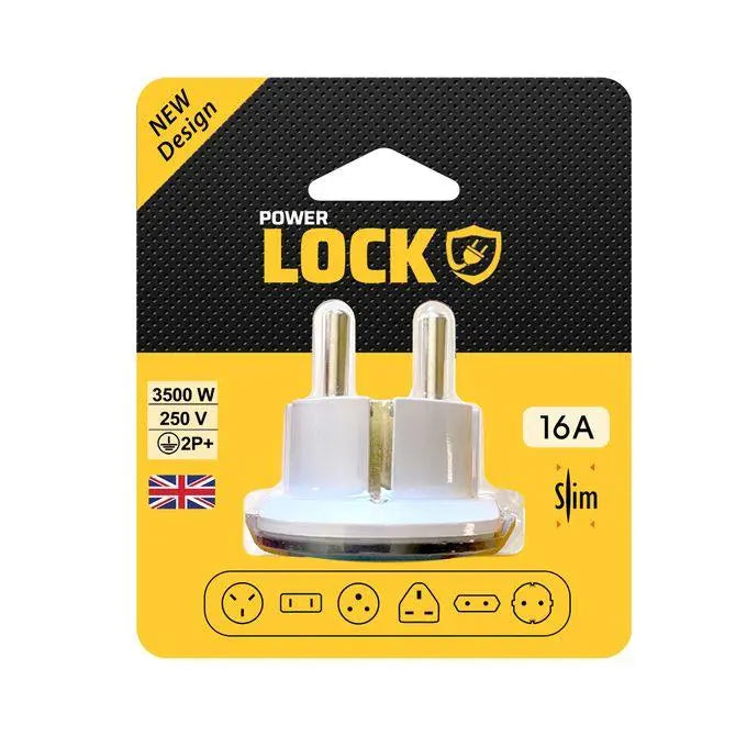 iLook Power Travel Plug Converter Adapter 16A-Color: White---Ennap.com