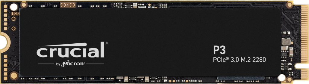 Crucial P3 PCIe 3.0 NVMe M.2 2280 SSD