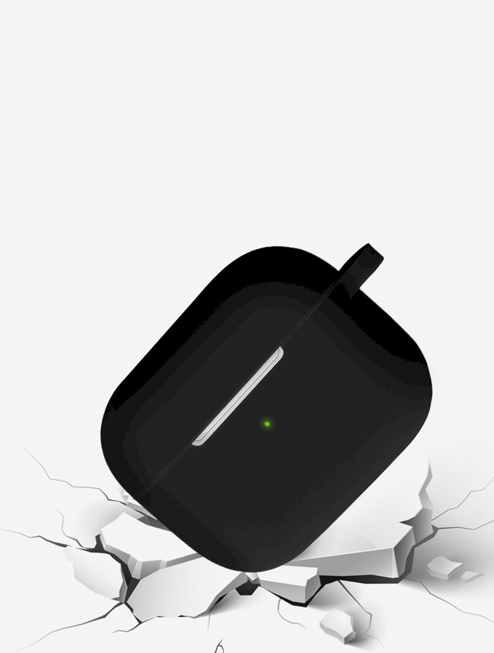 COTEetCI Protective Case For Apple AirPods Pro & AirPods Pro 2 integrated Silicon Case With Hook - COTEetCI Protective Case For Apple AirPods Pro & AirPods Pro 2 integrated Silicon Case With Hook - Black Ennap.com
