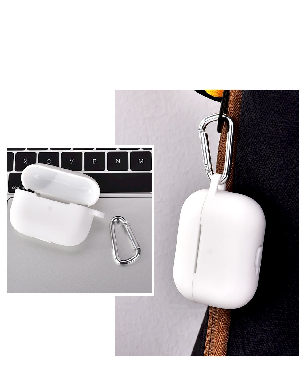 COTEetCI Protective Case For Apple AirPods Pro & AirPods Pro 2 integrated Silicon Case With Hook - COTEetCI Protective Case For Apple AirPods Pro & AirPods Pro 2 integrated Silicon Case With Hook - Black Ennap.com