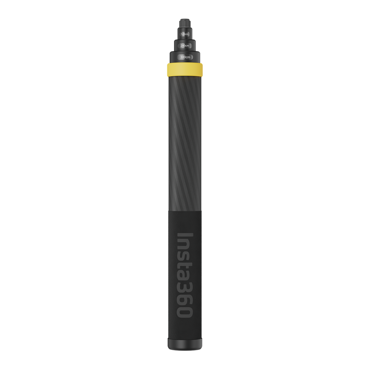 Insta360 Enhanced Extended Edition Selfie Stick collapsed, carbon fiber with rubberized grip