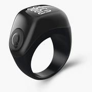 خاتم تسبيح ذكي iQibla Zikr Flex Advance باللون Black