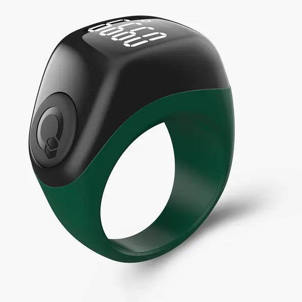 خاتم تسبيح ذكي iQibla Zikr Flex Advance باللون Green