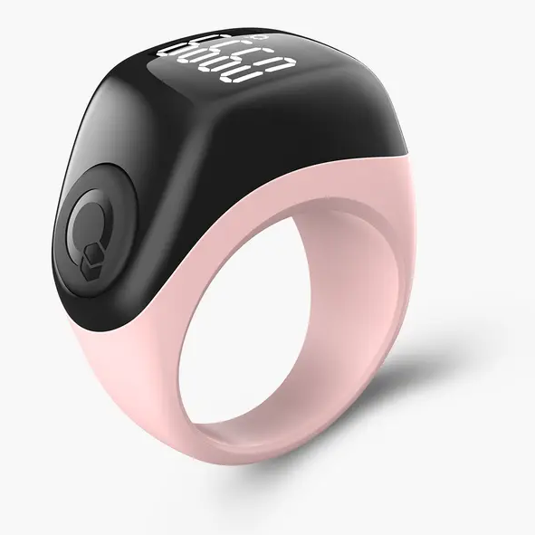 خاتم تسبيح ذكي iQibla Zikr Flex Advance باللون Pink