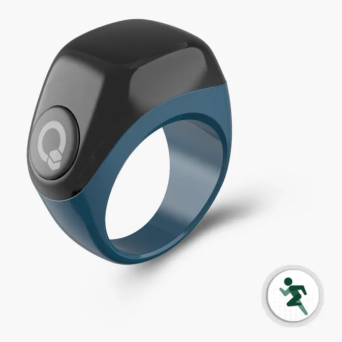 iQibla Zikr Jood smart tasbih ring in Blue