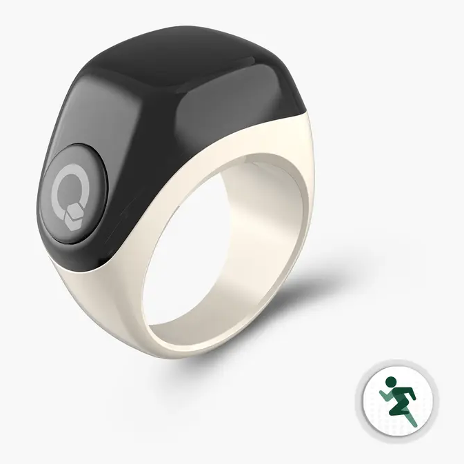 iQibla Zikr Jood smart tasbih ring in Grey