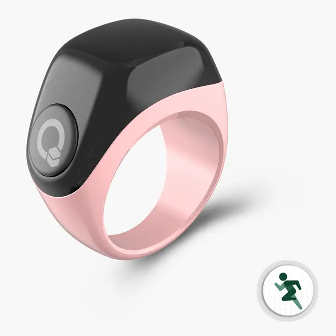 iQibla Zikr Jood smart tasbih ring in Pink