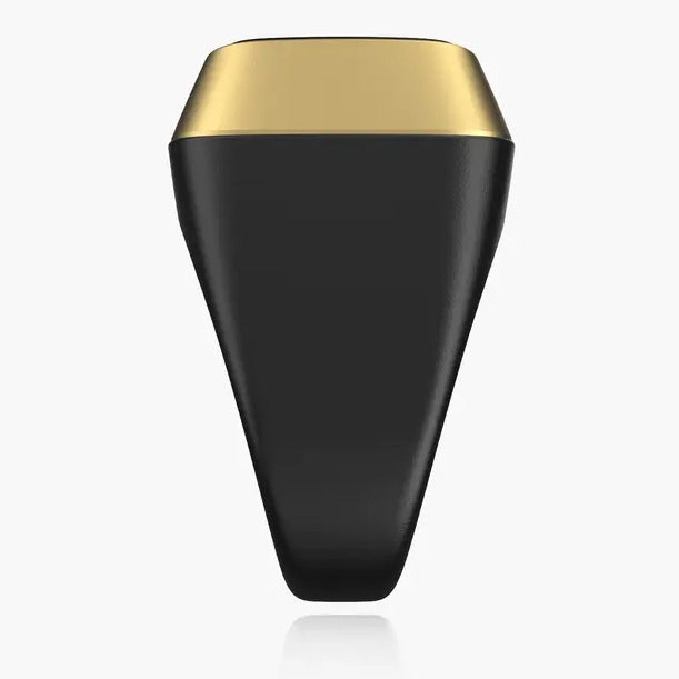 الخاتم iQibla Zikr Lite S باللون Black Gold من الخلف