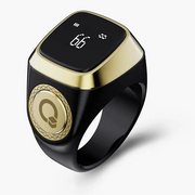 خاتم تسبيح ذكي iQibla Zikr Lite S باللون Black Gold