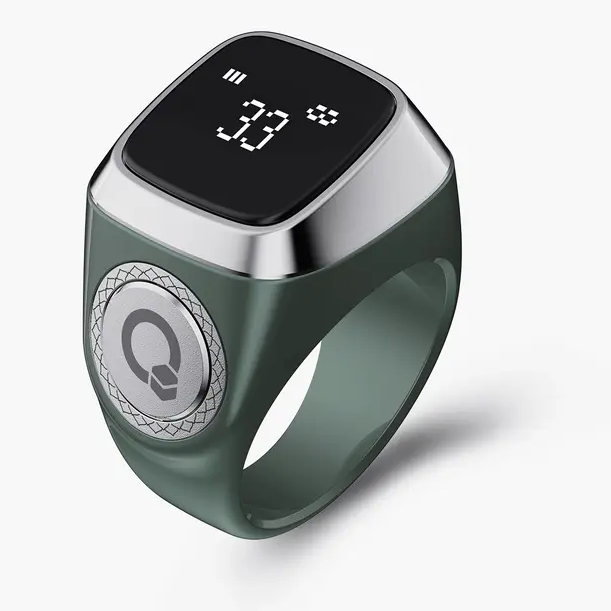 خاتم تسبيح ذكي iQibla Zikr Lite S باللون Green