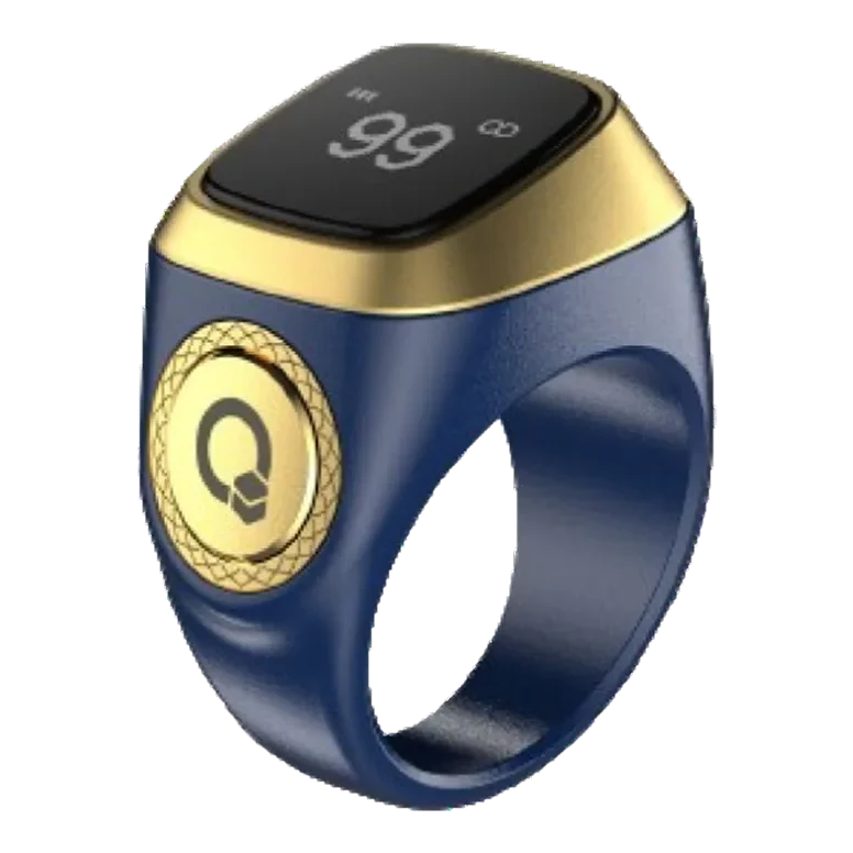 خاتم تسبيح ذكي iQibla Zikr Lite باللون Nova Blue