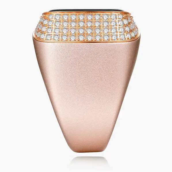 Back view of the iQibla Zikr M02 Premium in Rose Gold