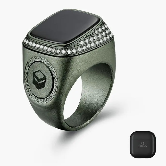 iQibla Zikr M02 Premium smart tasbih ring in Green