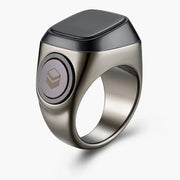 خاتم تسبيح ذكي iQibla Zikr M02 Pro باللون Space Gray