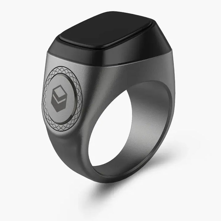 خاتم تسبيح ذكي iQibla Zikr M02 باللون Graphite