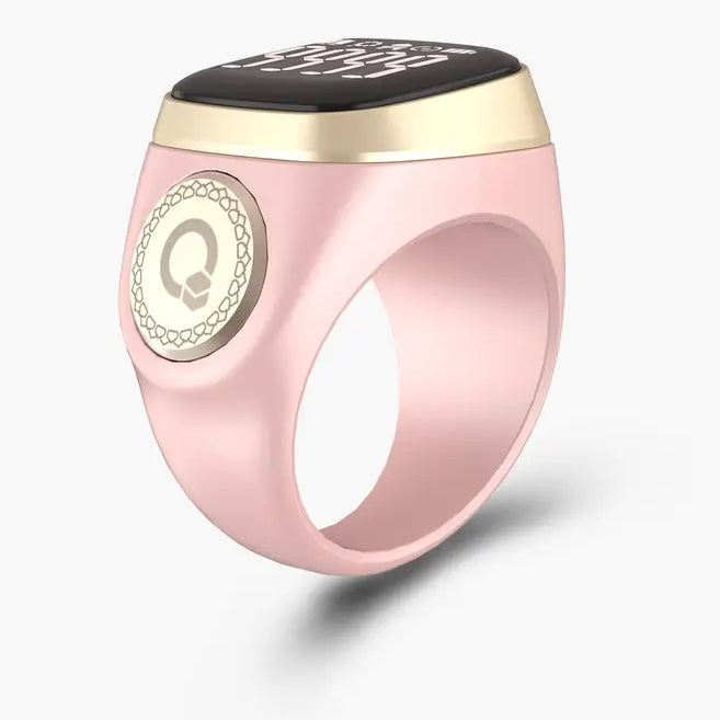 iQibla Zikr Noor 2 smart tasbih ring in Pink