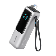 Anker Laptop Power Bank 25K, 165W, Built-In and Retractable Cables 