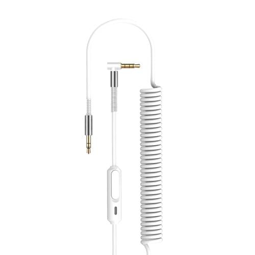 Joyroom JR-S603 Spring AUX Cable with Mic 1.5m White