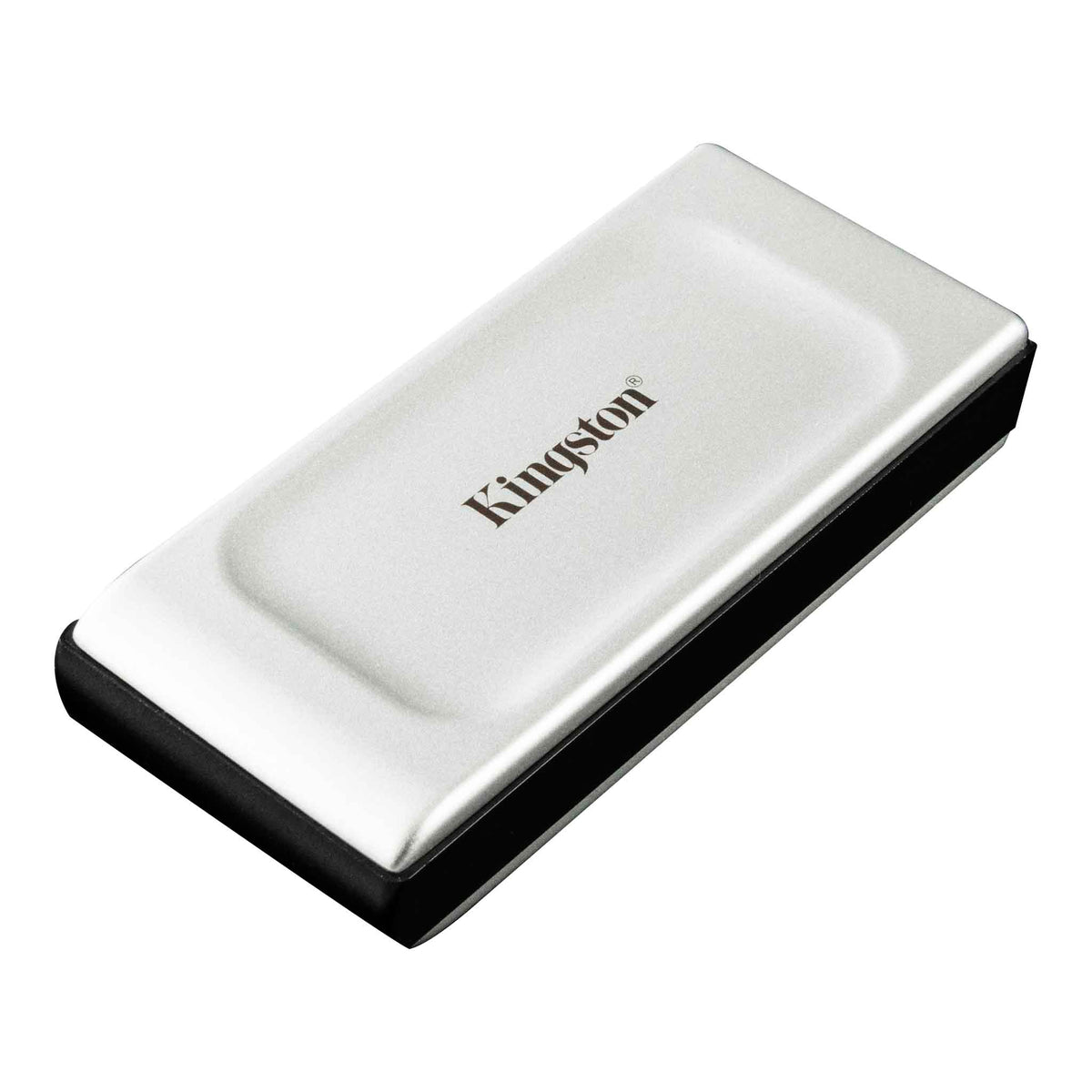 Kingston XS2000 external SSD angled view