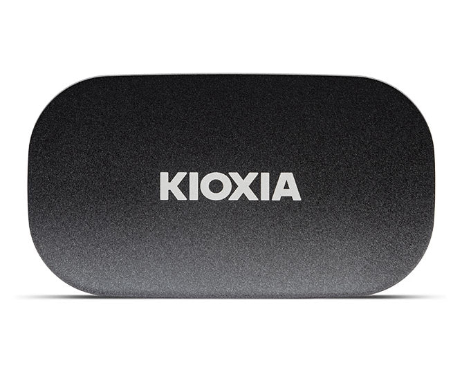 KIOXIA EXCERIA PLUS G2 Portable SSD front view with the KIOXIA logo