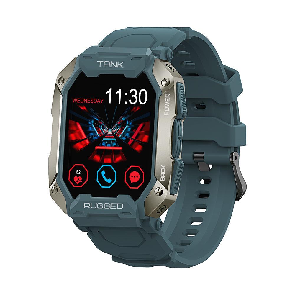 KOSPET Tank M1 Pro Rugged and Bluetooth Call Smartwatch-Color: Blue---Ennap.com
