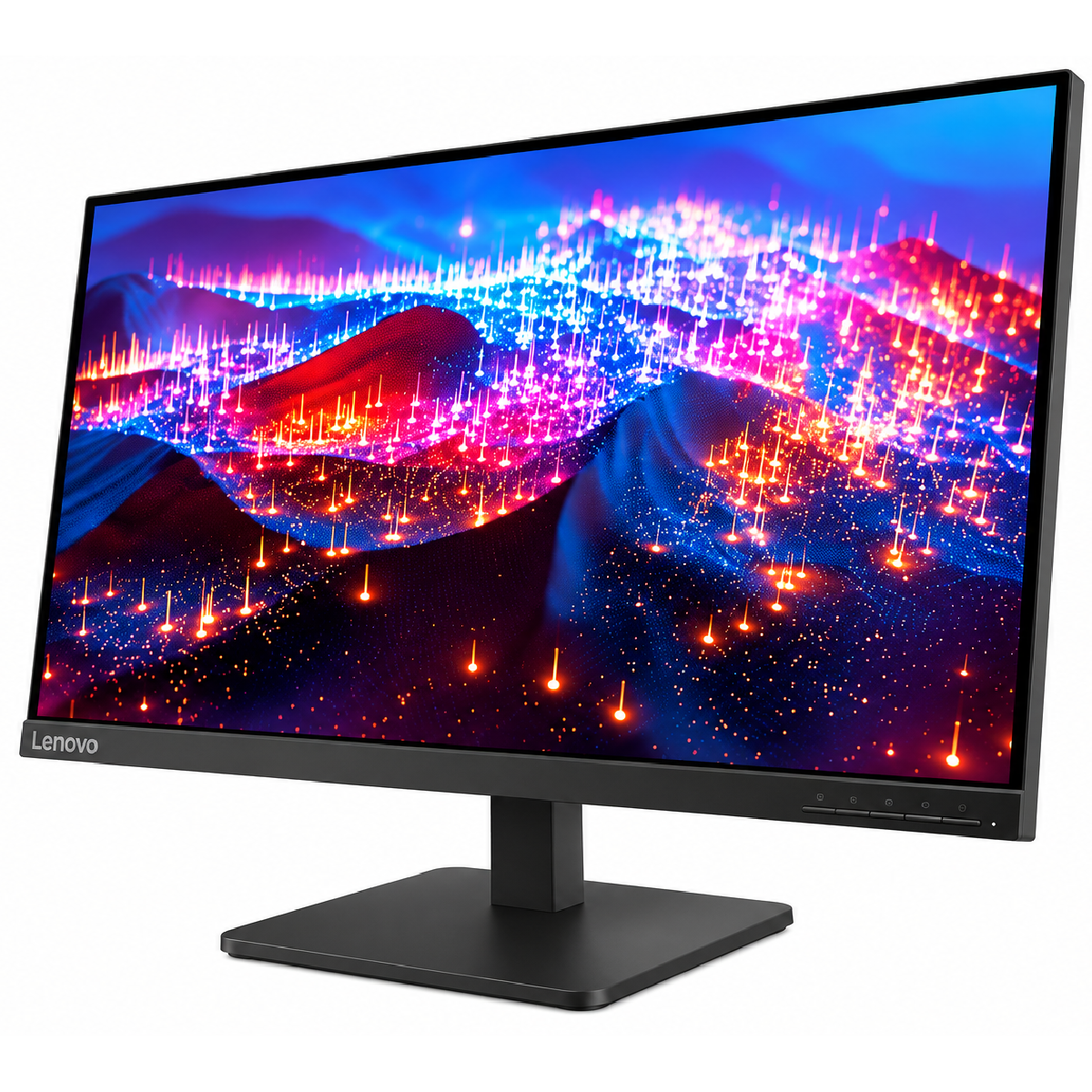 Lenovo L27-4e monitor angled front view