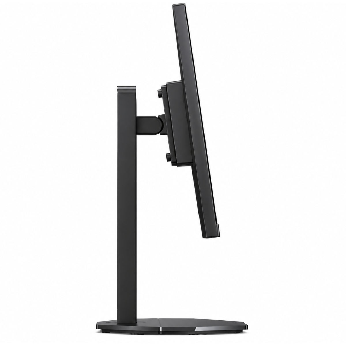 Back view of the Lenovo Legion 27-10 gaming monitor on its full motion stand