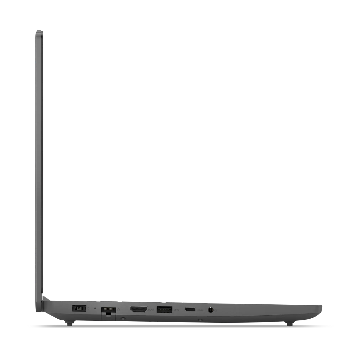 الجهة اليمنى من لابتوب LENOVO LOQ 15IAX9E وتظهر فيها منافذ الحافة