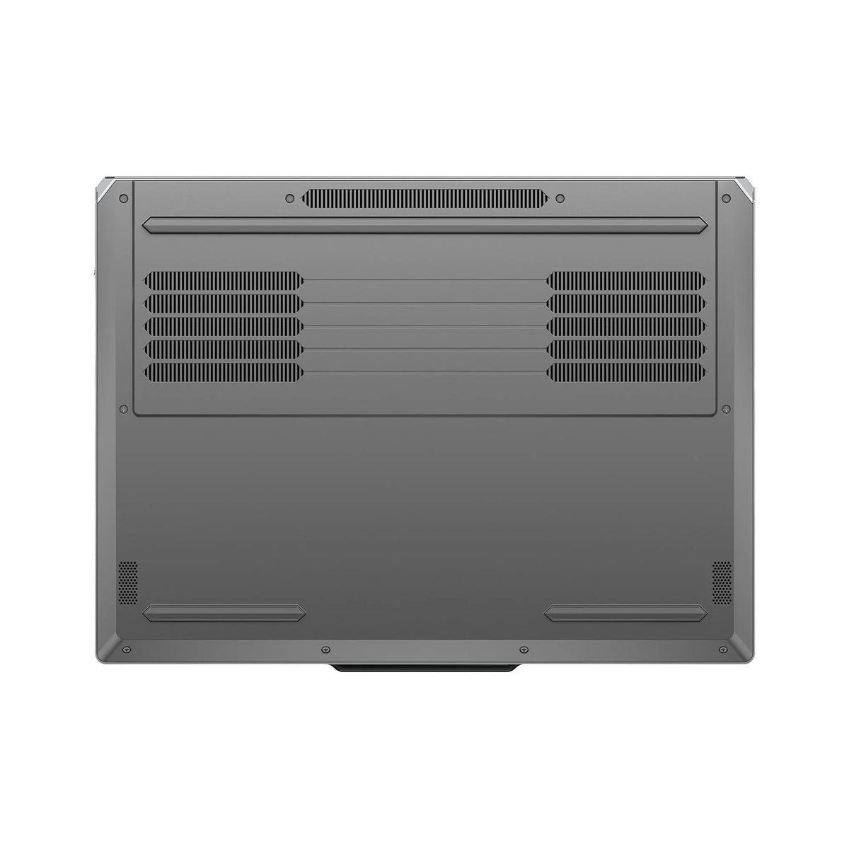 Underside of the LENOVO LOQ 15IPH11 showing the ventilation grilles