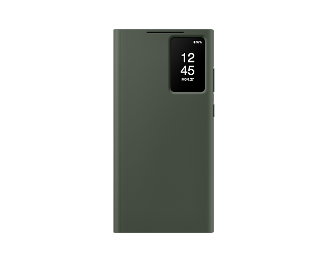 Samsung Galaxy S23 Ultra Smart View Wallet Case - Samsung Galaxy S23 Ultra Smart View Wallet Case - Green Ennap.com