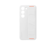 Samsung Galaxy S23 Silicone Grip Case-Color: White---Ennap.com