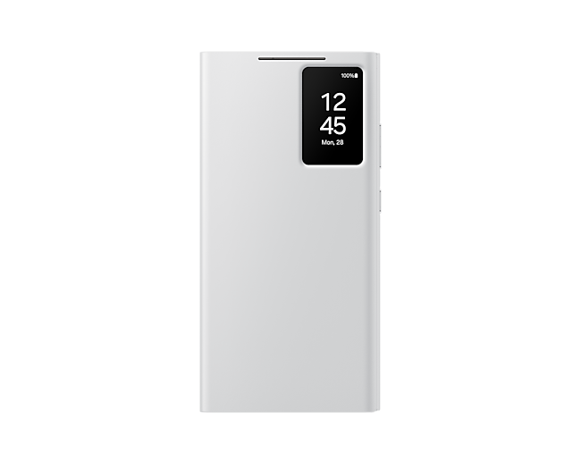 Samsung Galaxy S24 Ultra Smart View Wallet Case - Samsung Galaxy S24 Ultra Smart View Wallet Case - White Ennap.com