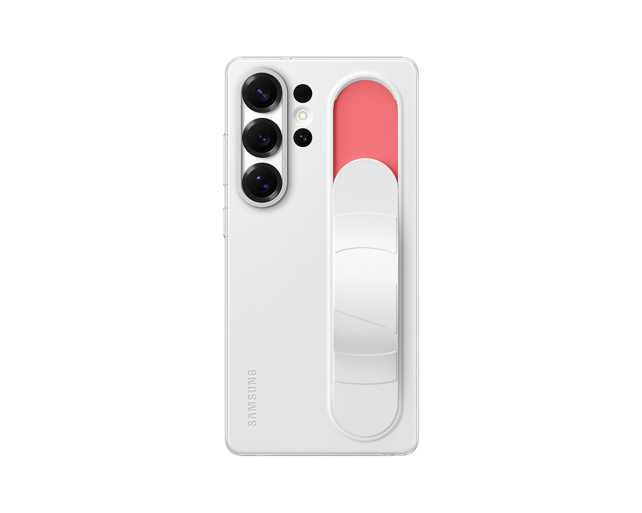 Samsung Galaxy S25 Ultra Standing Grip Case - Samsung Galaxy S25 Ultra Standing Grip Case - White Ennap.com