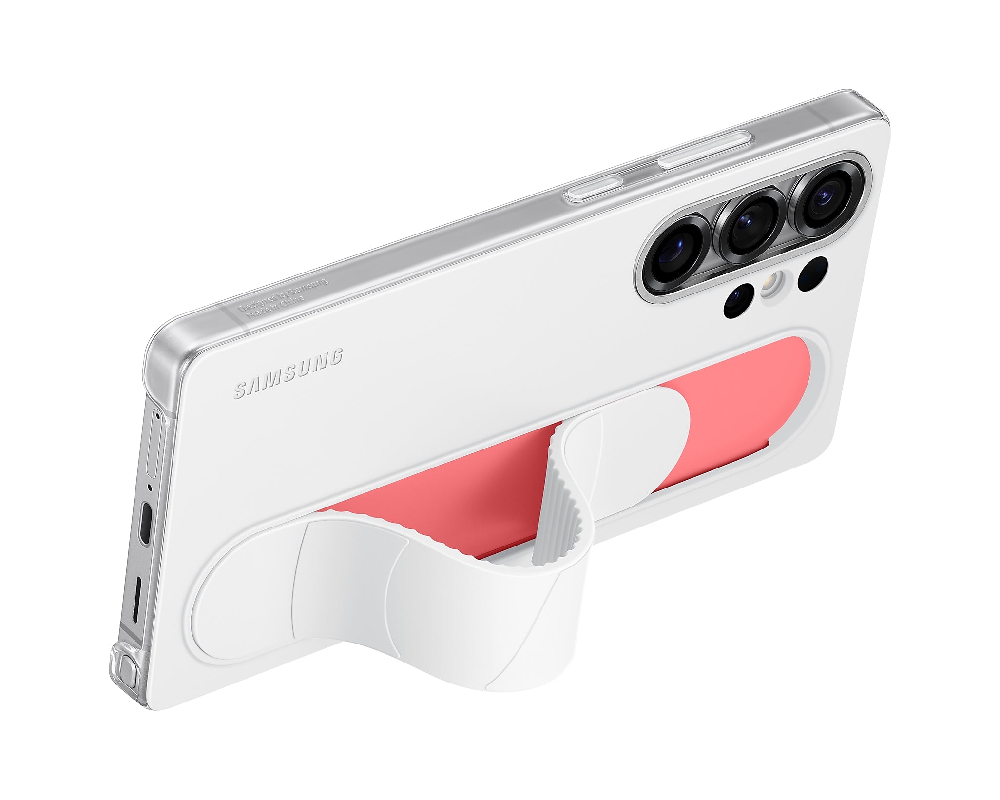 Samsung Galaxy S25 Ultra Standing Grip Case - Samsung Galaxy S25 Ultra Standing Grip Case - Black Ennap.com