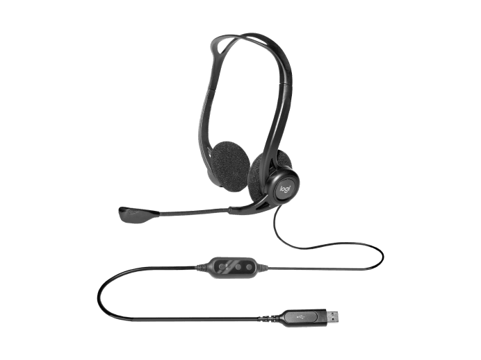 Logitech 960 USB Headset with Noise-Canceling Mic - Logitech 960 USB Headset with Noise-Canceling Mic - Default Title Ennap.com