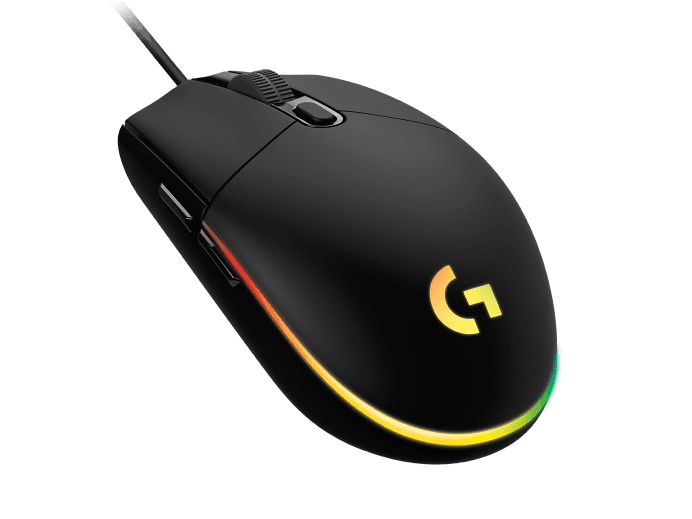 Logitech G203 LIGHTSYNC RGB 6 Button Gaming Mouse-Color: Black---Ennap.com