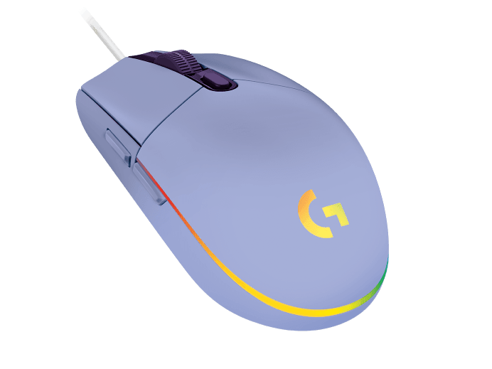 Logitech G203 LIGHTSYNC RGB 6 Button Gaming Mouse-Color: Purple---Ennap.com