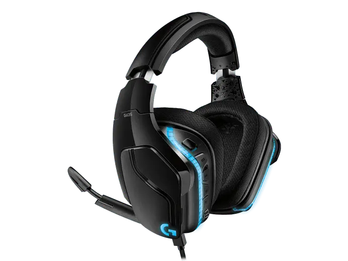Logitech G635 7.1 Surround Sound LIGHTSYNC Wired Gaming Headset----Ennap.com