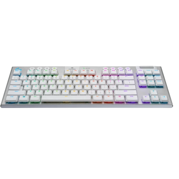 كيبورد لوجيتك G913 TKL باللون White بإضاءة RGB