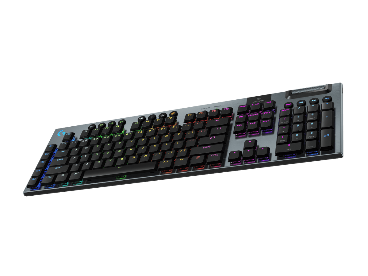 Logitech G915 X LIGHTSPEED from the side