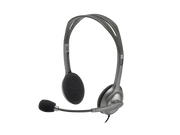 Logitech H110 Wired Stereo Headset with Dual 3.5mm Plugs----Ennap.com