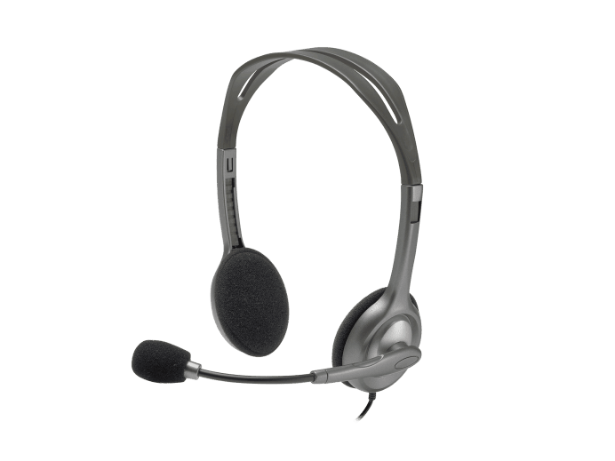 Logitech H110 Wired Stereo Headset with Dual 3.5mm Plugs----Ennap.com