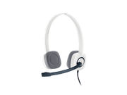Logitech H150 Stereo Headset with Noise-Cancelling Mic-Color: White---Ennap.com