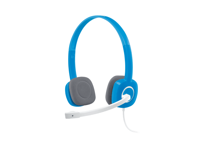 Logitech H150 Stereo Headset with Noise-Cancelling Mic-Color: Blue---Ennap.com
