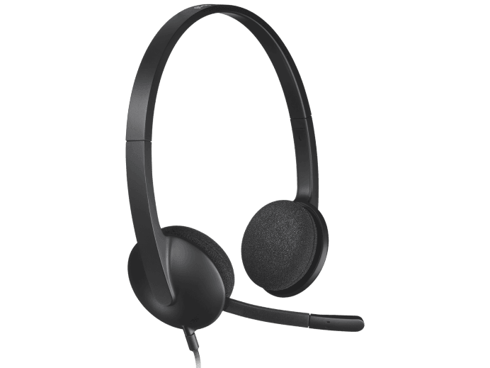 Logitech H340 USB PC Headset with Noise-Cancelling Mic - Logitech H340 USB PC Headset with Noise-Cancelling Mic - undefined Ennap.com