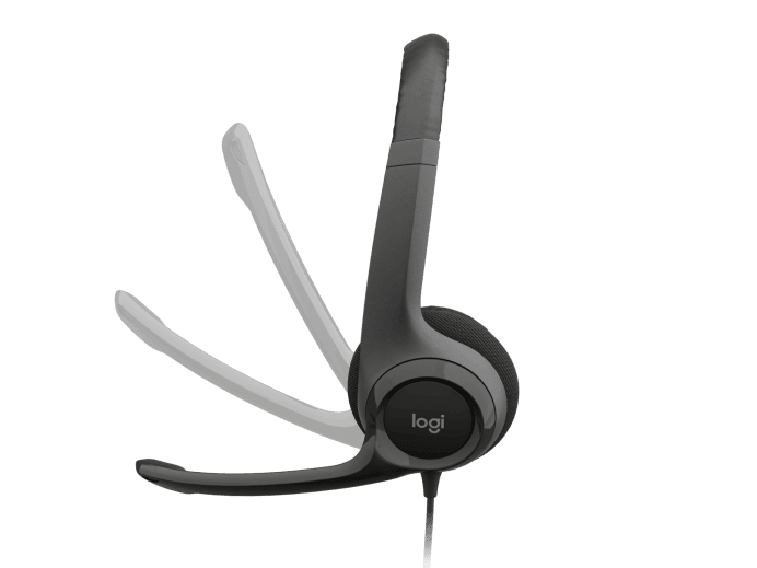 Logitech H390 USB Headset with Noise-Cancelling Mic-Color: Graphite---Ennap.com